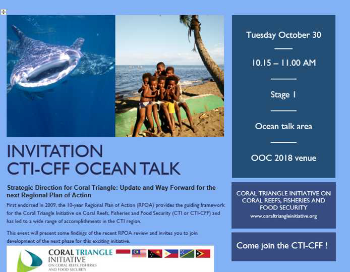 Coral Triangle Initiative on Coral Reefs Fisheries and Food Security
